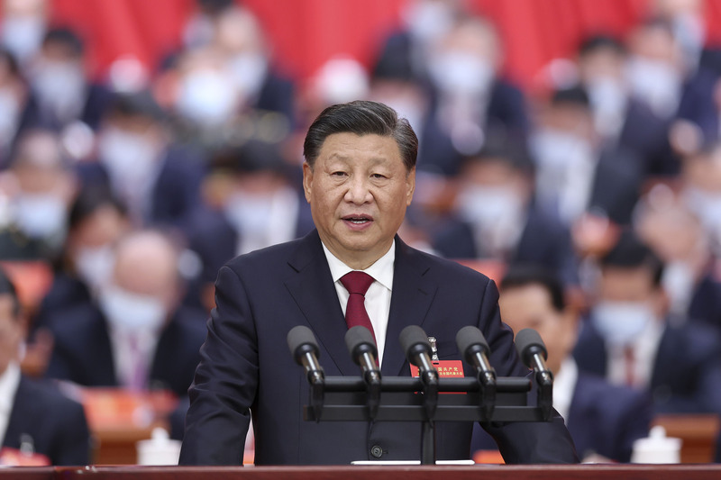 Xi Jinping au XXe Congrès du PCC (CNA, Photo fournie par China News Service)
