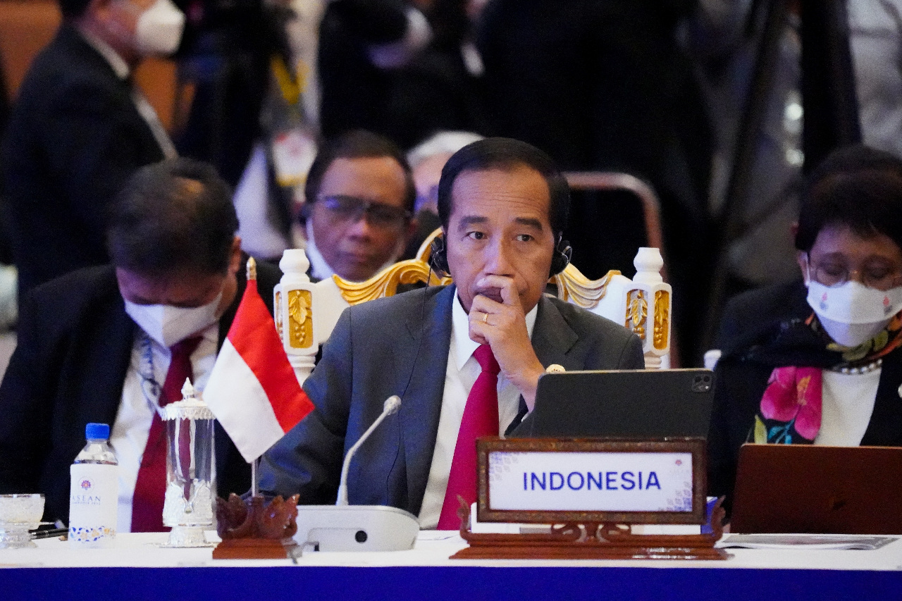 Le président indonésien Joko Widodo lors du sommet de l'ASEAN, le 13 novembre 2022, à Phnom Penh (Image : Reuters)