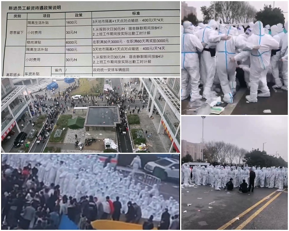 Manifestations à l’usine de Zhengzhou : Foxconn s’excuse pour une « erreur technique »