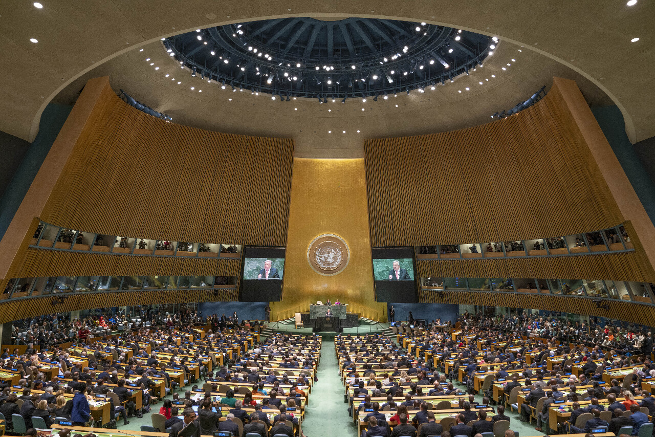 L'Assemblée générale de l'ONU a adopté mercredi dernier la résolution sur le climat portée par le Vanuatu (Image : UN Photo/Cia Pak)