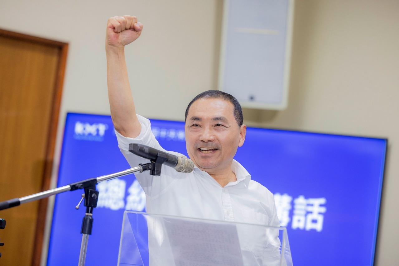Le candidat KMT à la présidentielle s’oppose à la formule « un pays, deux systèmes » et à l’indépendance de Taïwan