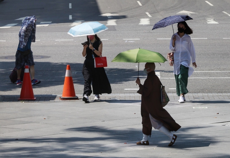 Il fait chaud à Taipei (Photo CNA)