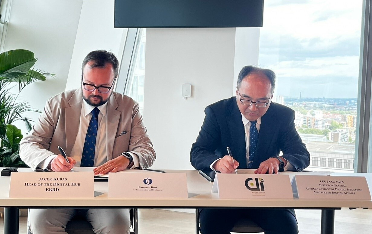 Taïwan et la BERD coopèrent pour développer le numérique