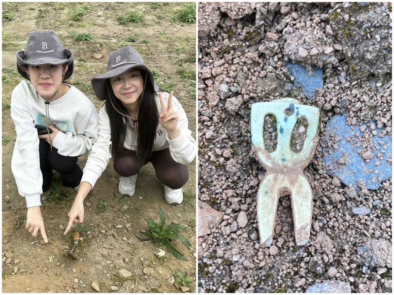 Deux étudiantes en archéologie découvrent un objet en jade vieux de 2700 ans à Hualien
