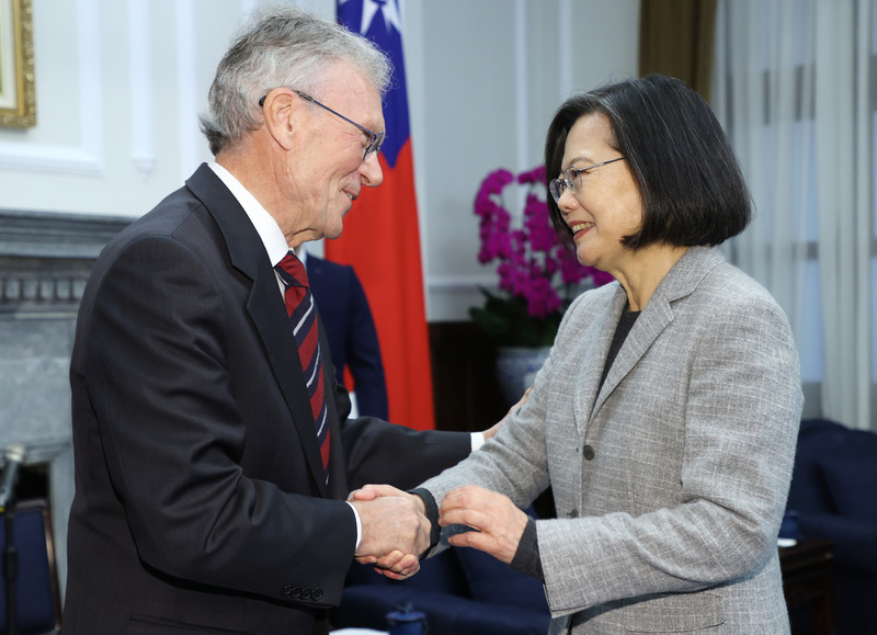 La délégation du Center for American Progress reçue par Tsai Ing-wen