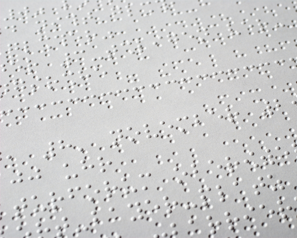 Texte en braille