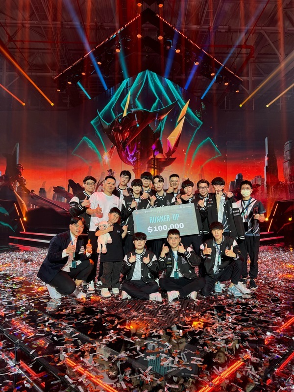L'équipe taïwanaise d'esports BMG termine à la deuxième place du tournoi international AIC