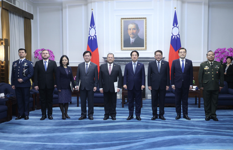 Le président Lai Ching-te reçoit le nouvel ambassadeur guatémaltèque