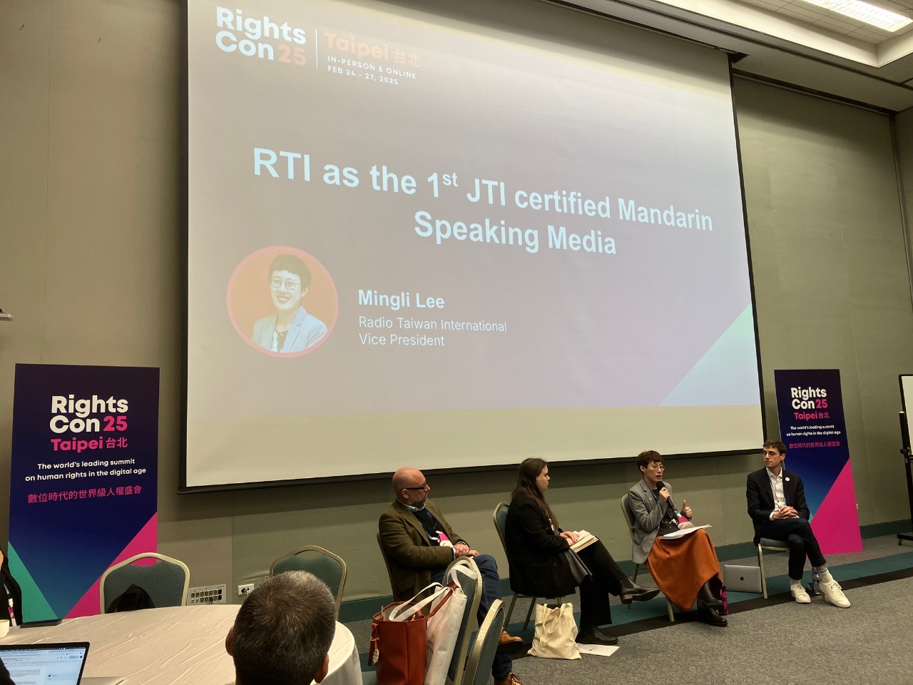 Rti, RSF et l’AFP participent à une table-ronde sur la Journalism Trust Initiative au Sommet RightsCon