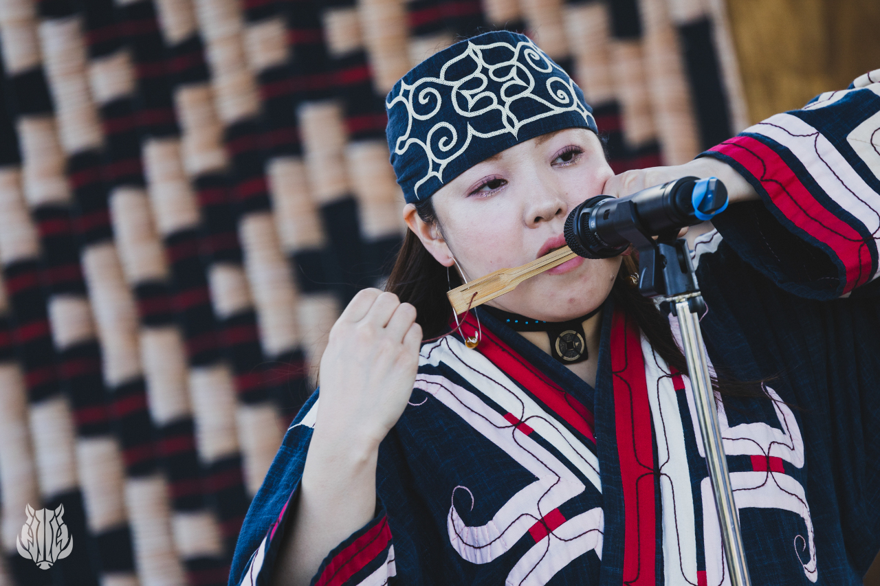 Spectacle d'Upopoy, le Musée et parc national aïnou à Hokkaido, au festival PASIWALI (Taitung) en 2014 (Image : PASIWALI)