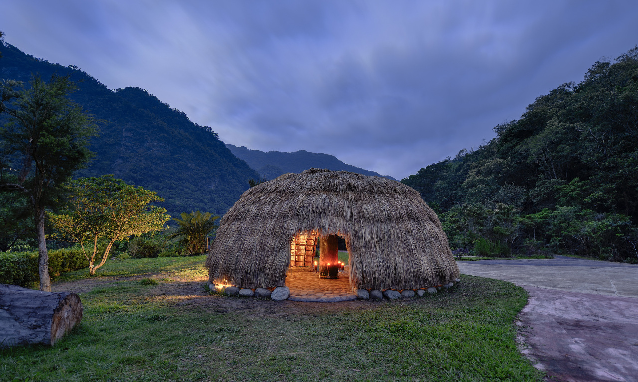 L'oeuvre de Komuyi dans le Parc forestier de Zhiben, comté de Taitung (photo fournie par Taiwan Bamboo Society / 汪德範)
