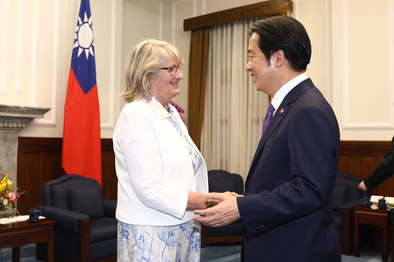 La délégation parlementaire française reçue par le président Lai Ching-te